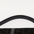 GIVENCHY Shoulder Bag Suede Black Gold Auth 149651-8