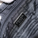 PRADA Shoulder Bag Nylon Black Silver Auth 149653-20