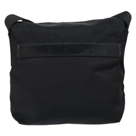 PRADA Shoulder Bag Nylon Black Silver Auth 149653 - 0