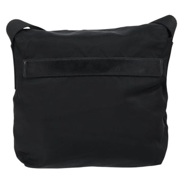 PRADA Shoulder Bag Nylon Black Silver Auth 149653 - 0