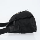 PRADA Shoulder Bag Nylon Black Silver Auth 149653-4