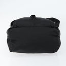 PRADA Shoulder Bag Nylon Black Silver Auth 149653-5