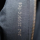 FENDI Pecan Canvas Shoulder Bag PVC Black Brown gold Auth 149654-21