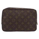 LOUIS VUITTON Monogram Trousse Toilette 23 Clutch Bag M47524 LV Auth 149659-2