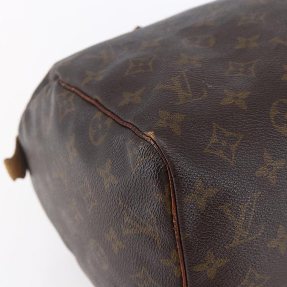 LOUIS VUITTON Monogram Speedy 30 Hand Bag M41526 LV Auth 149662