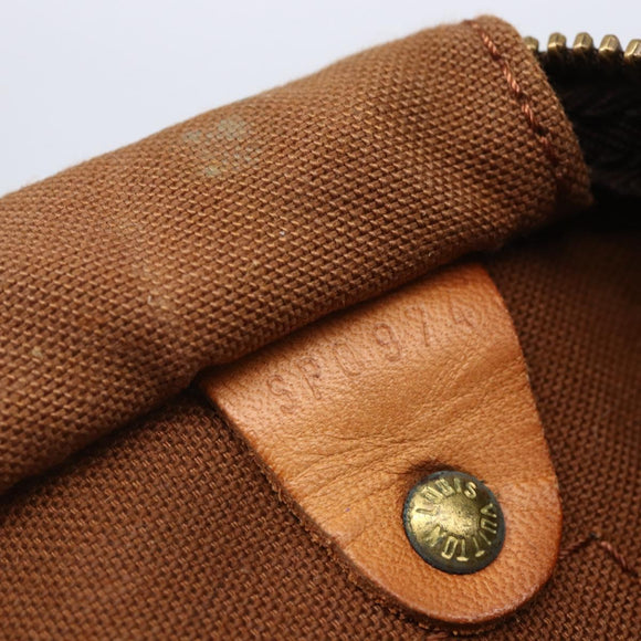 LOUIS VUITTON Monogram Speedy 30 Hand Bag M41526 LV Auth 149662