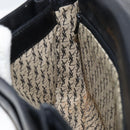 SAINT LAURENT Shoulder Bag Leather Black Gold Auth 149666-20