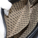 SAINT LAURENT Shoulder Bag Leather Black Gold Auth 149666-23