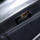GIVENCHY Hand Bag Leather Black Gold Auth 149668-11