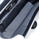 GIVENCHY Hand Bag Leather Black Gold Auth 149668-12