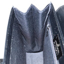 GIVENCHY Hand Bag Leather Black Gold Auth 149668-19