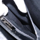 GIVENCHY Hand Bag Leather Black Gold Auth 149668-21