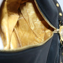 VERSACE Backpack Nylon Black Gold Auth 149669-11