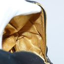VERSACE Backpack Nylon Black Gold Auth 149669-20