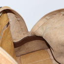 LOEWE Anagram Amazona 32 Hand Bag Leather Brown Gold Auth 149670-18