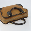 LOEWE Anagram Amazona 32 Hand Bag Leather Brown Gold Auth 149670-6