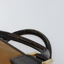 LOEWE Anagram Amazona 32 Hand Bag Leather Brown Gold Auth 149670-8
