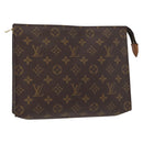 LOUIS VUITTON Monogram Poche Toilette 26 Pouch M47542 LV Auth 149673-1
