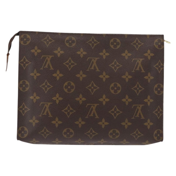 LOUIS VUITTON Monogram Poche Toilette 26 Pouch M47542 LV Auth 149673