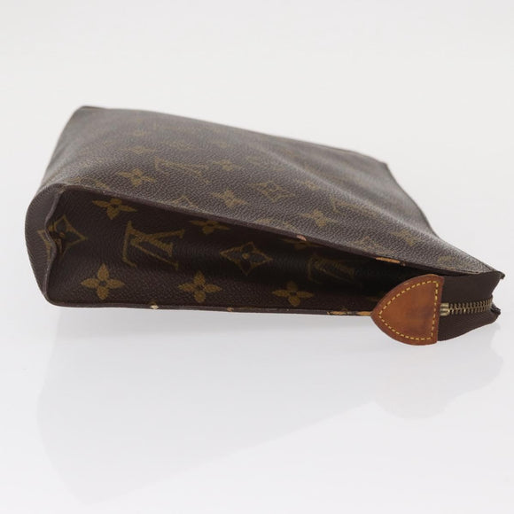 LOUIS VUITTON Monogram Poche Toilette 26 Pouch M47542 LV Auth 149673