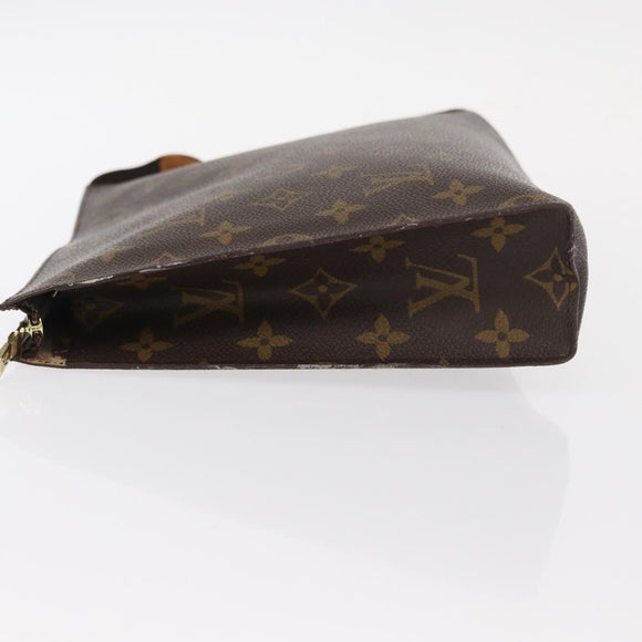 LOUIS VUITTON Monogram Poche Toilette 26 Pouch M47542 LV Auth 149673