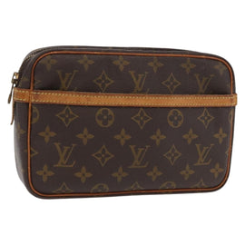 LOUIS VUITTON Monogram Compiegne 23 Clutch Bag M51847 LV Auth 149674