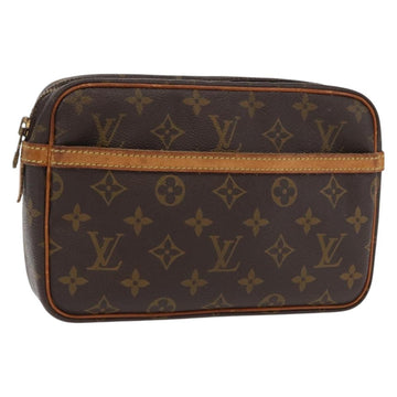 LOUIS VUITTON Monogram Compiegne 23 Clutch Bag M51847 LV Auth 149674