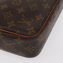 LOUIS VUITTON Monogram Compiegne 23 Clutch Bag M51847 LV Auth 149674-16