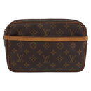 LOUIS VUITTON Monogram Compiegne 23 Clutch Bag M51847 LV Auth 149674-13
