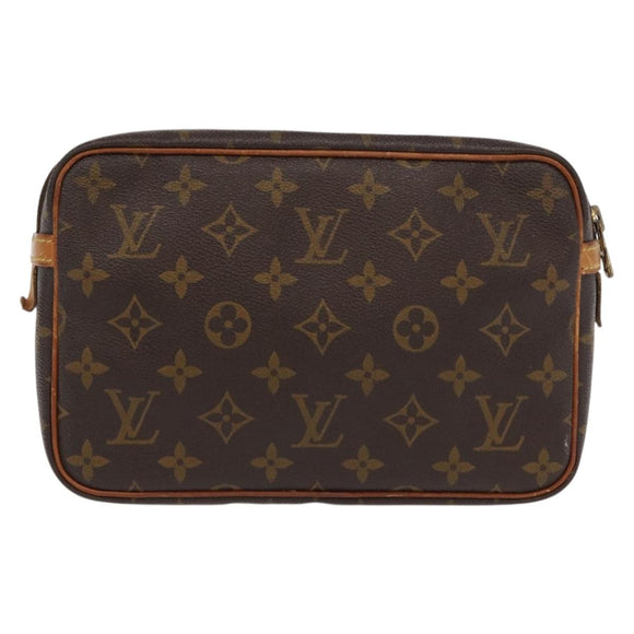 LOUIS VUITTON Monogram Compiegne 23 Clutch Bag M51847 LV Auth 149674