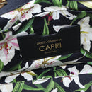 DOLCE&GABBANA CAPRI Hand Bag Canvas 2way Pink Gold Auth 149678-10