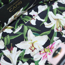 DOLCE&GABBANA CAPRI Hand Bag Canvas 2way Pink Gold Auth 149678-11