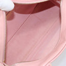 CHANEL Matelasse COCO Mark Hand Bag Caviar Skin Pink Gold CC Auth 149681-11