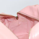 CHANEL Matelasse COCO Mark Hand Bag Caviar Skin Pink Gold CC Auth 149681-18