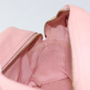 CHANEL Matelasse COCO Mark Hand Bag Caviar Skin Pink Gold CC Auth 149681-19