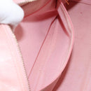 CHANEL Matelasse COCO Mark Hand Bag Caviar Skin Pink Gold CC Auth 149681-21