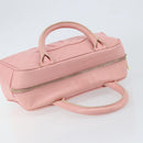 CHANEL Matelasse COCO Mark Hand Bag Caviar Skin Pink Gold CC Auth 149681-6