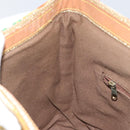 LOEWE Shoulder Bag Canvas Beige Auth 149682-18