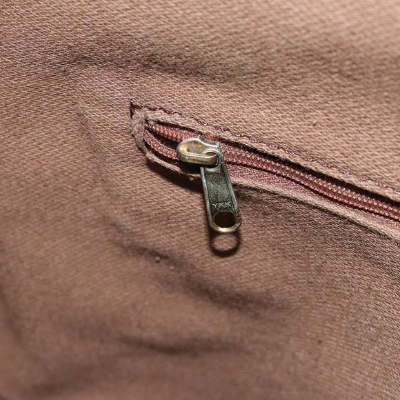 LOEWE Shoulder Bag Canvas Beige Auth 149682