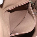 LOEWE Shoulder Bag Canvas Beige Auth 149682-12