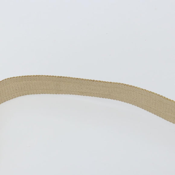 LOEWE Shoulder Bag Canvas Beige Auth 149682