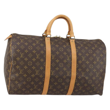 LOUIS VUITTON Monogram Keepall 50 Boston Bag M41426 LV Auth 149688