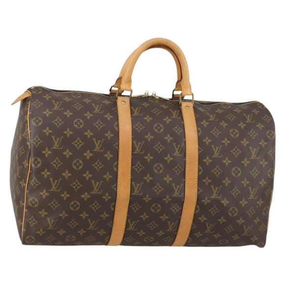 LOUIS VUITTON Monogram Keepall 50 Boston Bag M41426 LV Auth 149688