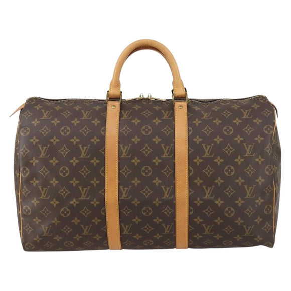 LOUIS VUITTON Monogram Keepall 50 Boston Bag M41426 LV Auth 149688