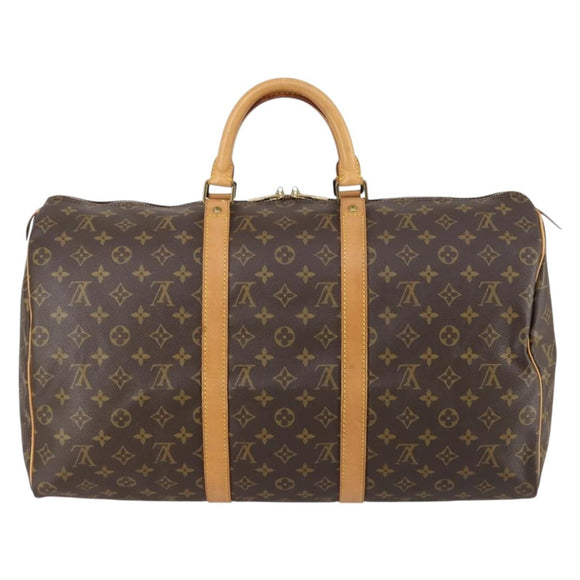 LOUIS VUITTON Monogram Keepall 50 Boston Bag M41426 LV Auth 149688