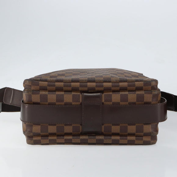 LOUIS VUITTON Damier Ebene Naviglio Shoulder Bag N45255 LV Auth 149689