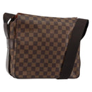 LOUIS VUITTON Damier Ebene Naviglio Shoulder Bag N45255 LV Auth 149689-1
