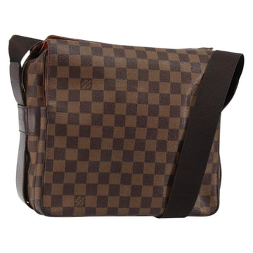 LOUIS VUITTON Damier Ebene Naviglio Shoulder Bag N45255 LV Auth 149689