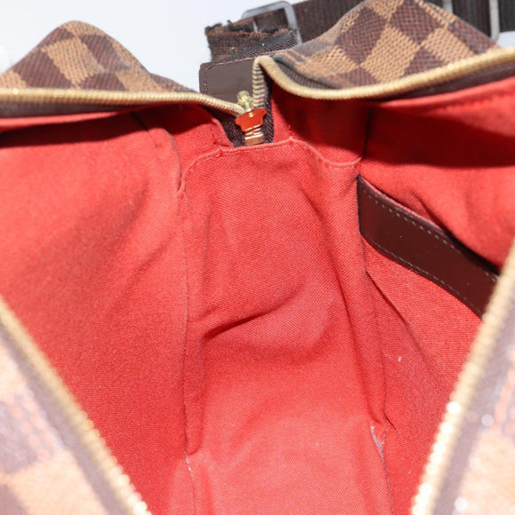 LOUIS VUITTON Damier Ebene Naviglio Shoulder Bag N45255 LV Auth 149689