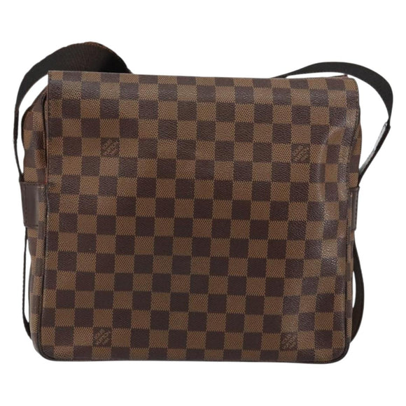 LOUIS VUITTON Damier Ebene Naviglio Shoulder Bag N45255 LV Auth 149689